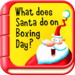 pocket story - What does Santa do on Boxing Day?